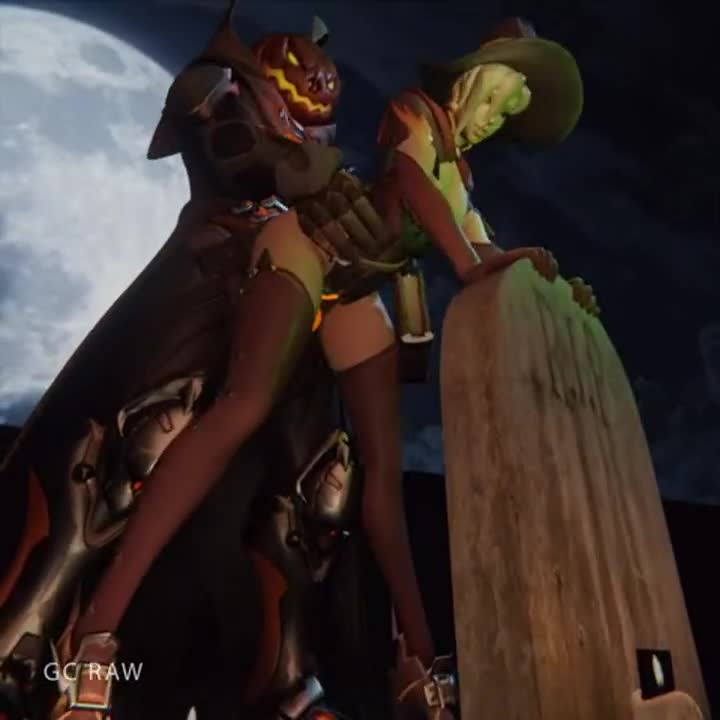 witch mercy night sex [Overwatch] (GCRaw) - free porn video
