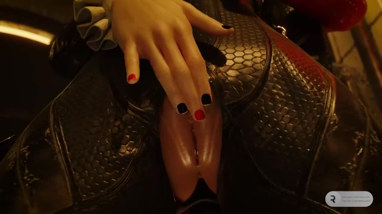 Harley helping out Catwoman (Rescraft) [DC] - free porn video