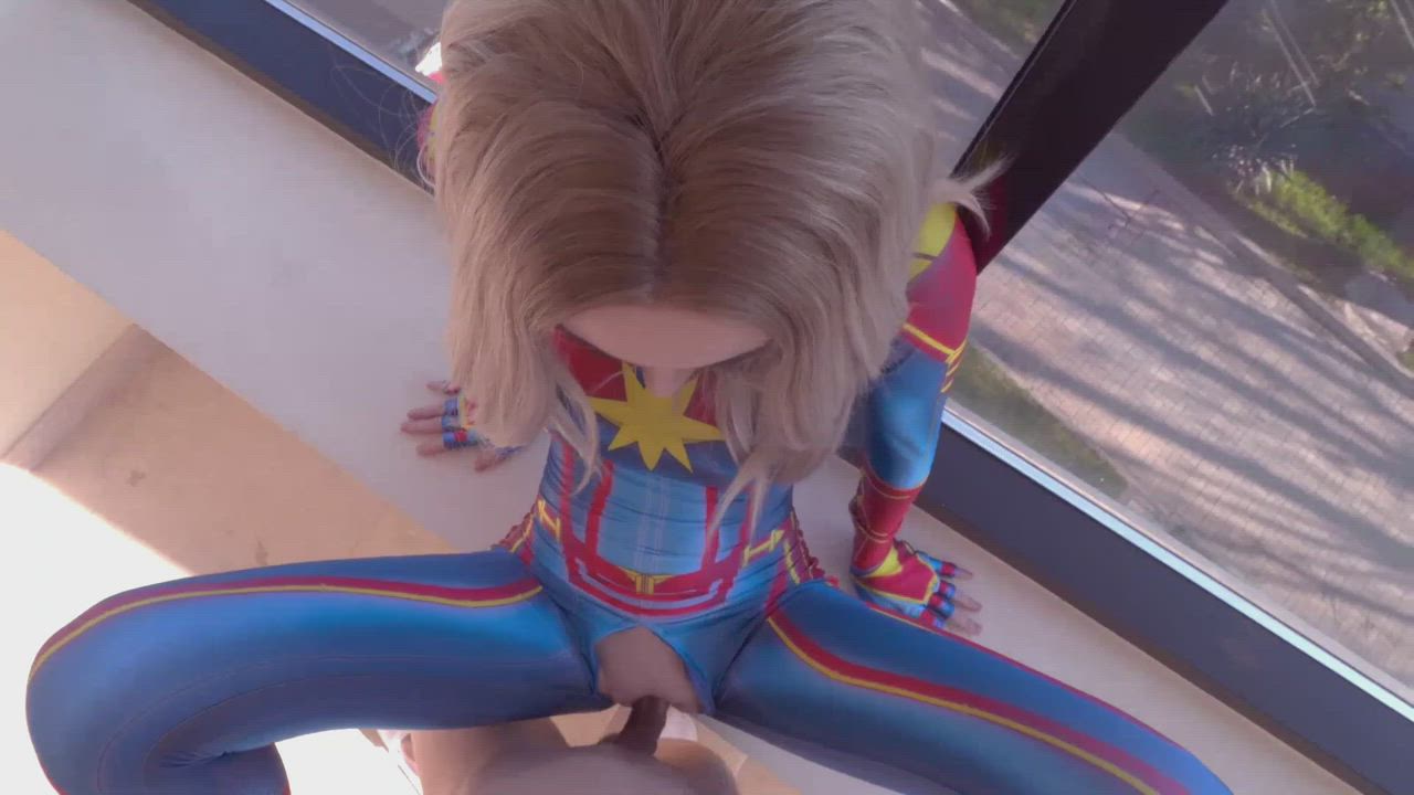 Sexy Captain Marvel - free porn video