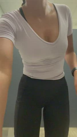 Would you fuck me in the gym locker room? - free porn video