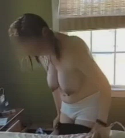 My 32G wife getting ready - free porn video