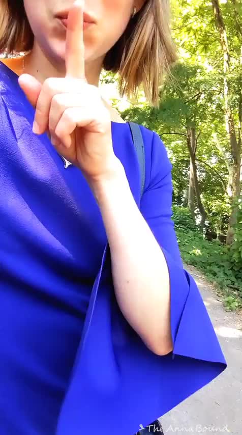 I've stopped wearing panties to work. Possibly related, I've started taking a TON of walks... [Gif] - free porn video
