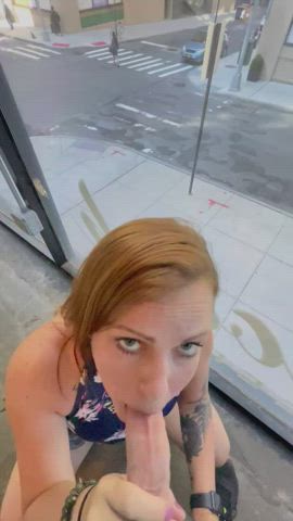 Window Blowjob - free porn video