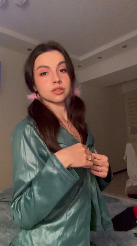I've always been embarased with my small tits but now im showing them to You, do you like them? - free porn video