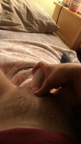edged myself with my vibe between my thighs for an hour before squirting more than i have in a long time 💦 [he/him] - free porn video