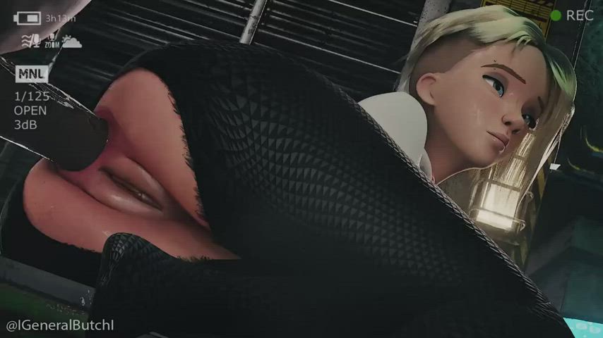 Gwen Stacy getting what she needs (GeneralButch) [Marvel] - free porn video