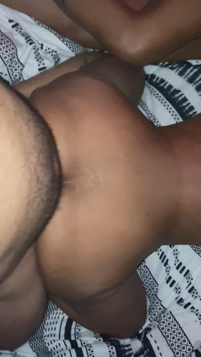 My boyfriend is going to down on my best friends big black ass - free porn video