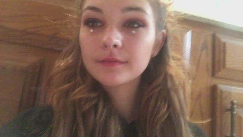Would any older men here fuck a petite 19 year old cumslut like me? 🙊💕 - free porn video