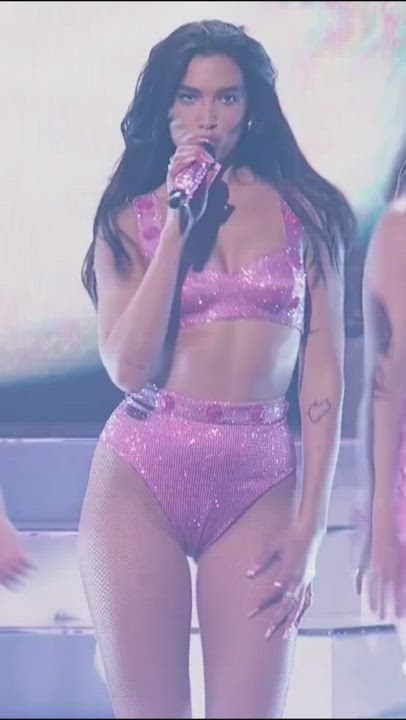 If Dua lipa grinds on your dick like this... how long will you last? - free porn video