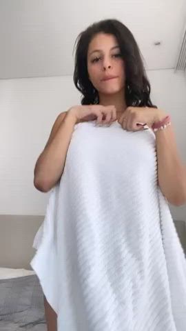 Adorable Cutie Dropping The Towerl - free porn video
