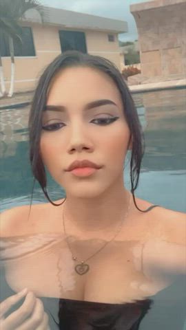 got very horny in the pool...hope no one saw it… are you ready to swim with me : - free porn video