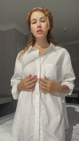 I want to wear your shirts after sex - free porn video