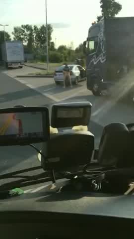 Early morning Truck stop rest areas.. - free porn video
