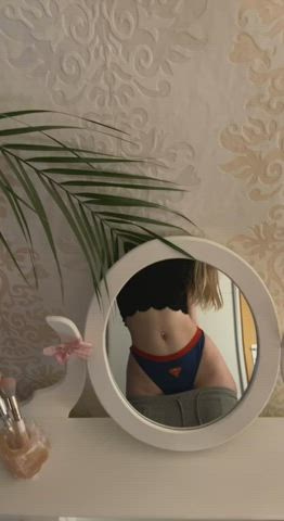 My new superman panties - free porn video