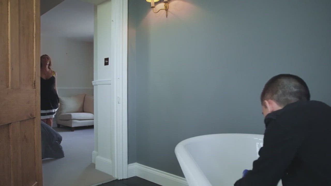I`m not touching my stepson`s dick!! - free porn video