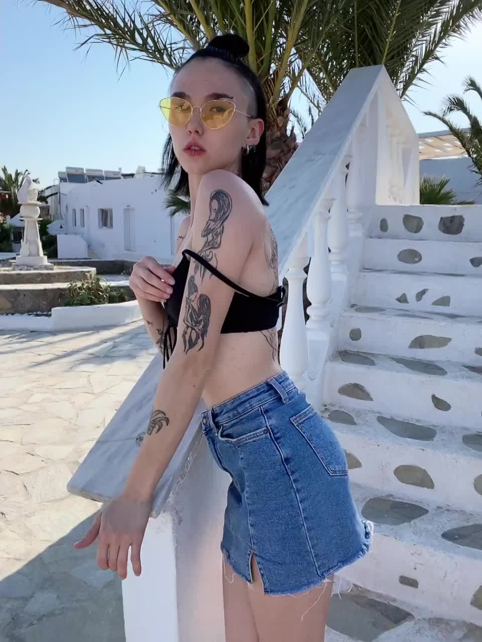 Do you want horny girl with perky tits?💦👅 - free porn video