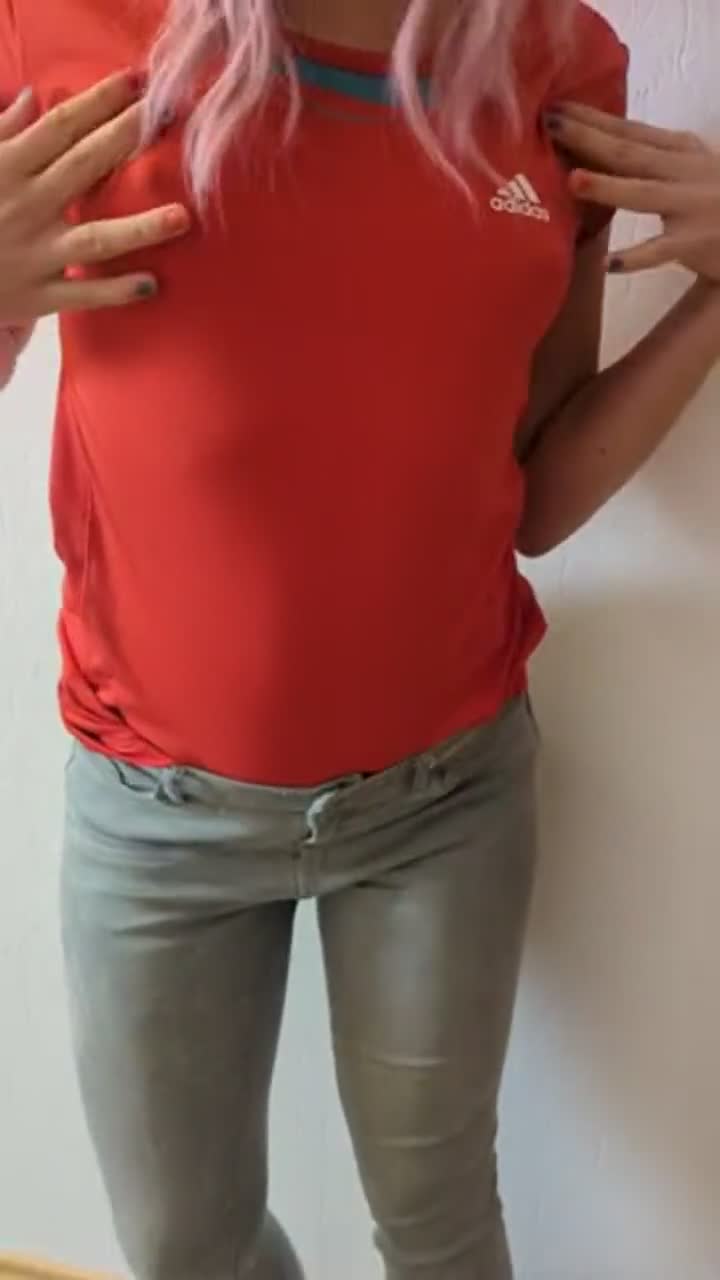 Tiny Tits But Stiff Nipples - free porn video