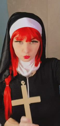 Makima - Nun version [chainsaw man] (mandymoonof) - free porn video