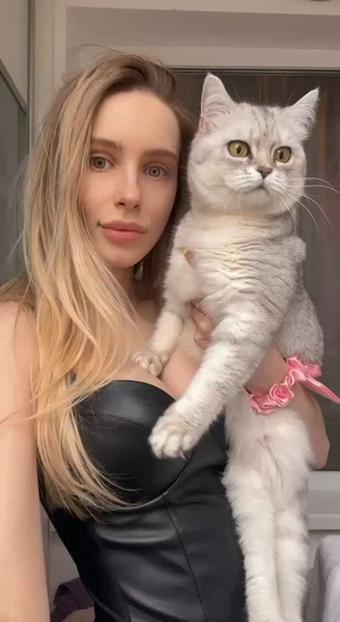 Two cute kittens - free porn video
