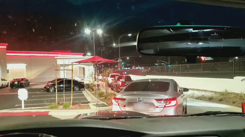 Drive-Thru Line Entertainment [gif] - free porn video
