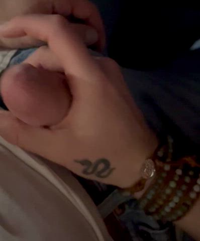 Making him cum before the end of the drive thru - free porn video