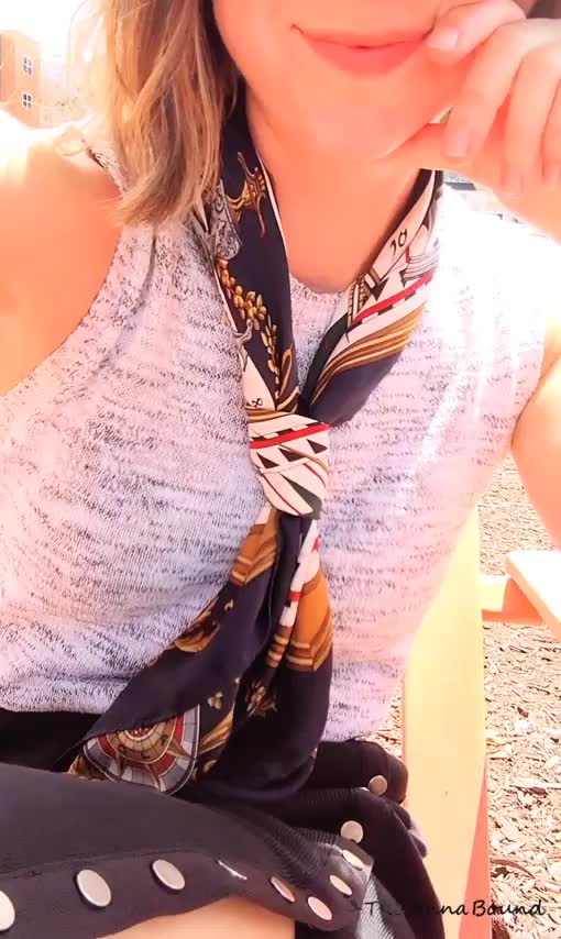 Coffee breaks are better without panties... though I could really use some cream next time 😜 [gif] - free porn video