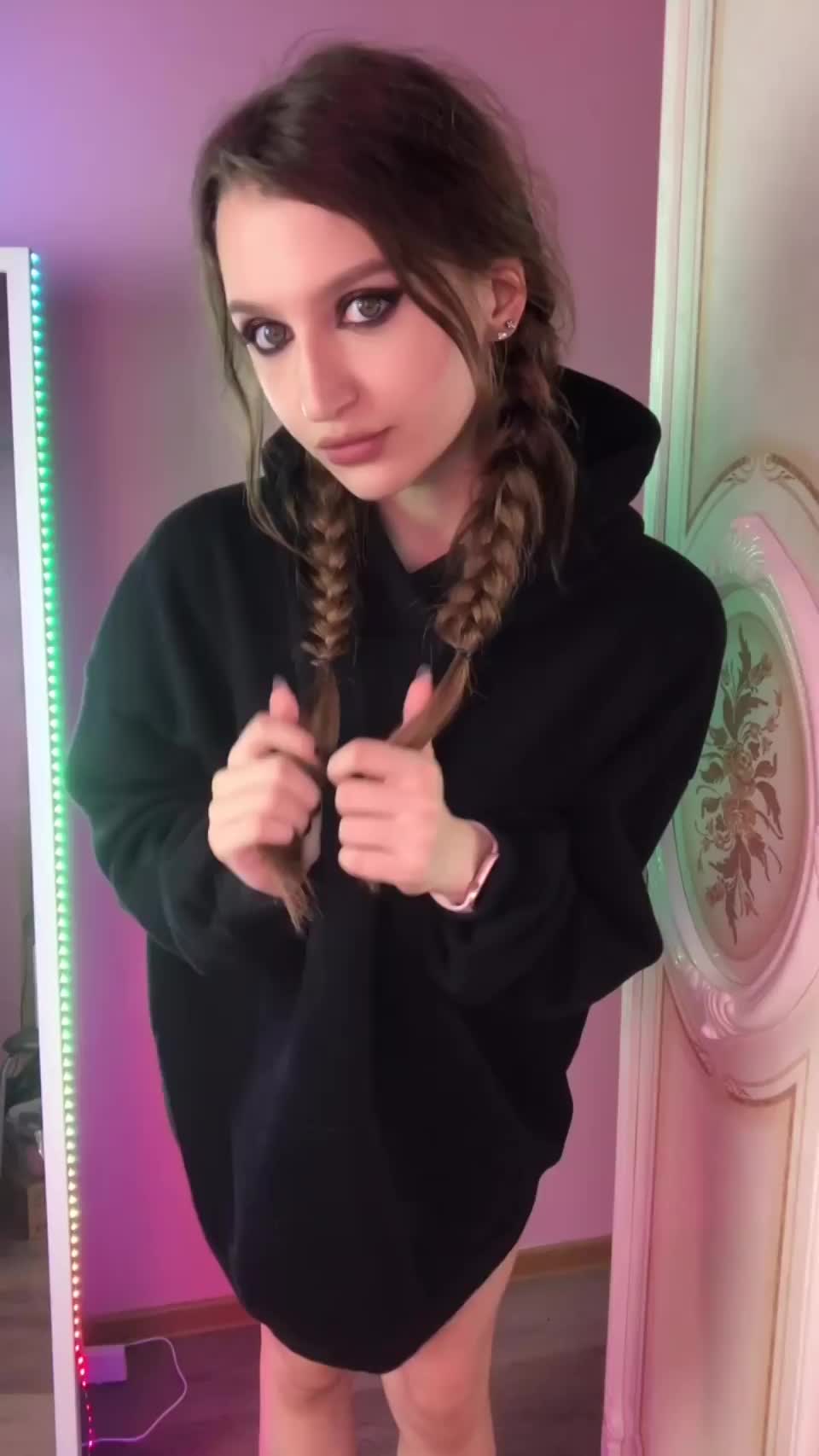 Just wanted to share my new piercing hehe - free porn video