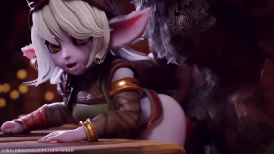Tristana (biggreen) [League of Legends] - free porn video