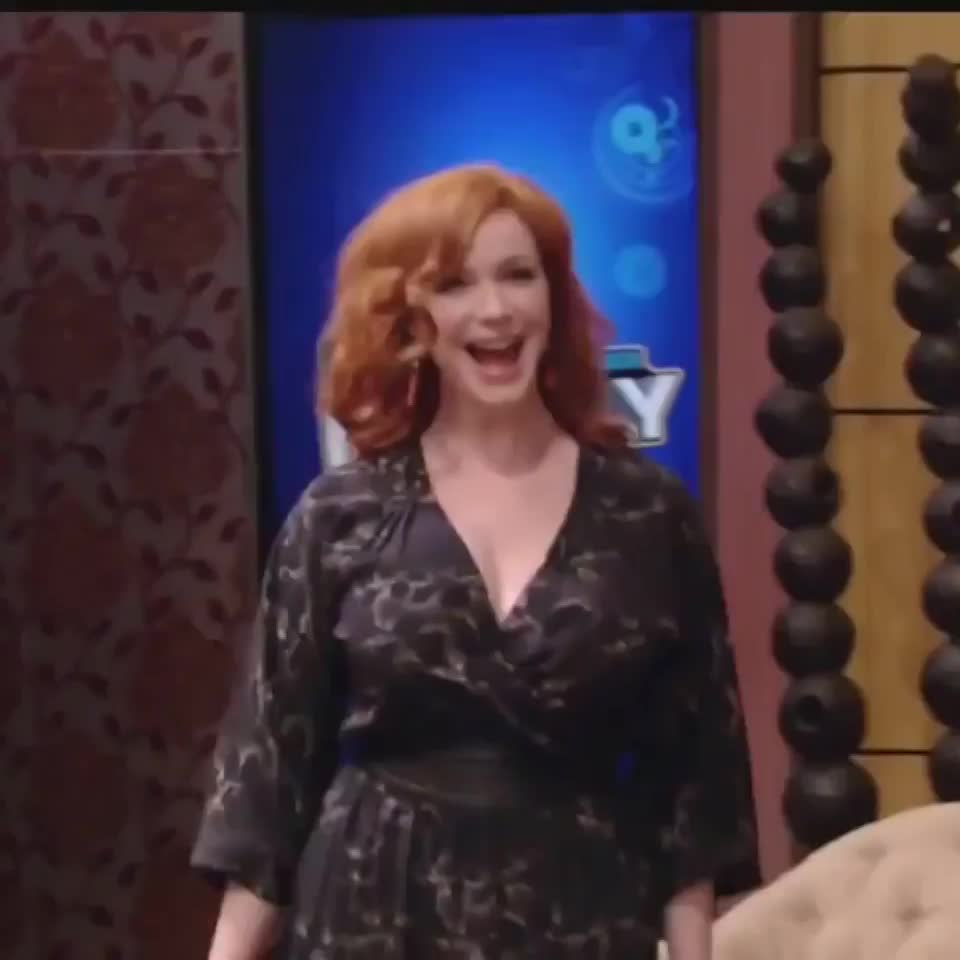 Christina Hendricks with some serious jiggle - free porn video