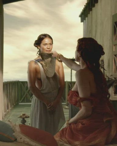 Lesley-Ann Brandt in 'Spartacus' S01E03 (2010) - free porn video