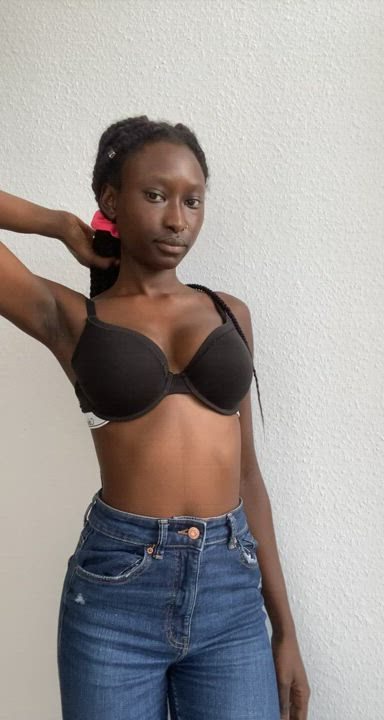Kinda insecure about my skinny body... Would you still fuck me? - free porn video