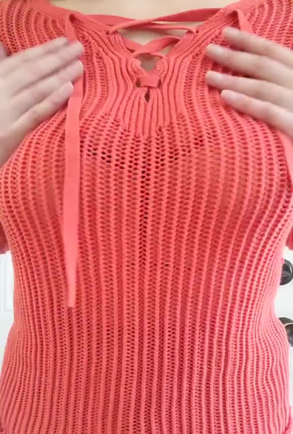I don't have a clever caption but I do have big tits. - free porn video