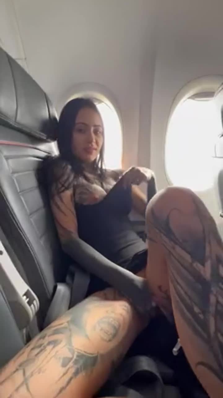 let's make a kid on the plane - free porn video