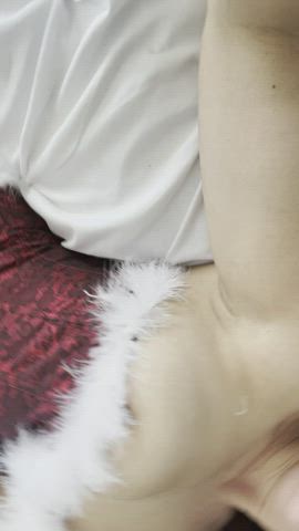 Giving you a little taste of Christmas sweetness! - free porn video