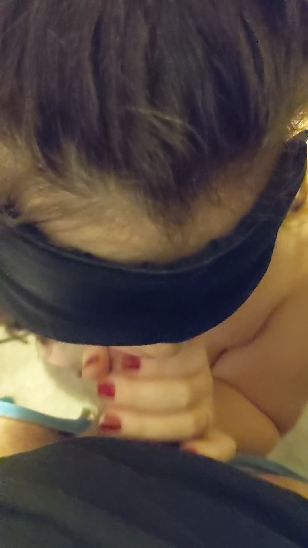 I couldn't see it, but that doesn't mean I can't suck it.  - free porn video