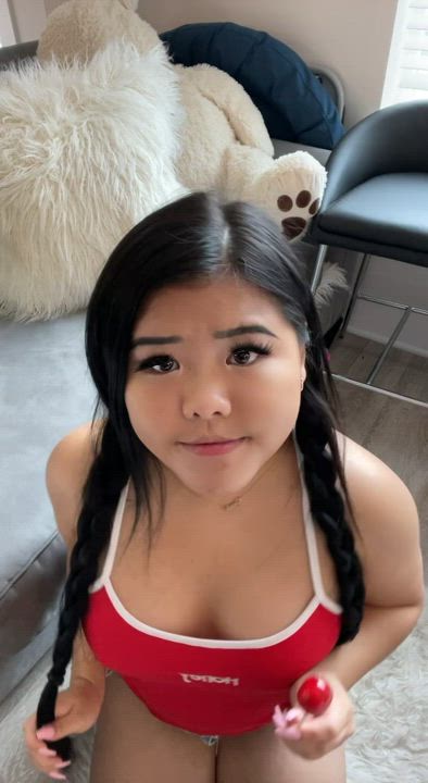 I wanna be daddy's little teenage slut 😋 - free porn video