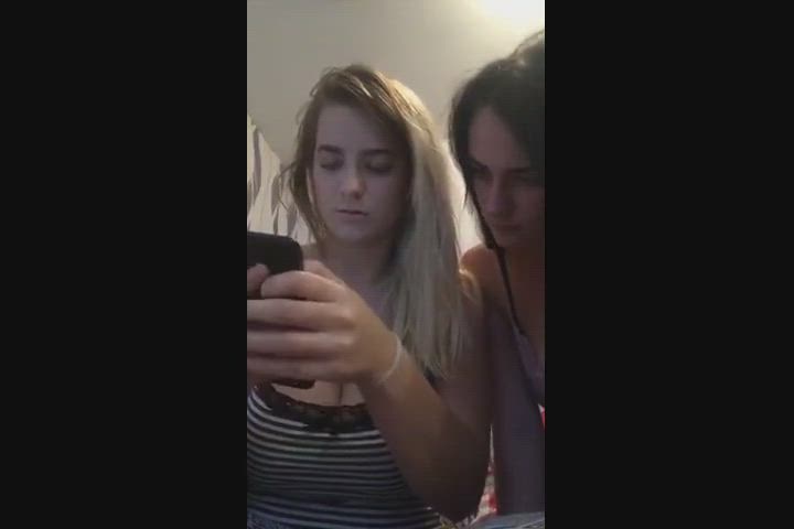 Busty friends showing their tits - free porn video