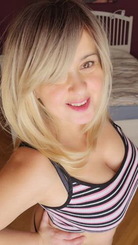 Impressed? 💕 5'3" [f][51, one kid] Rate my tits & nipples! - free porn video