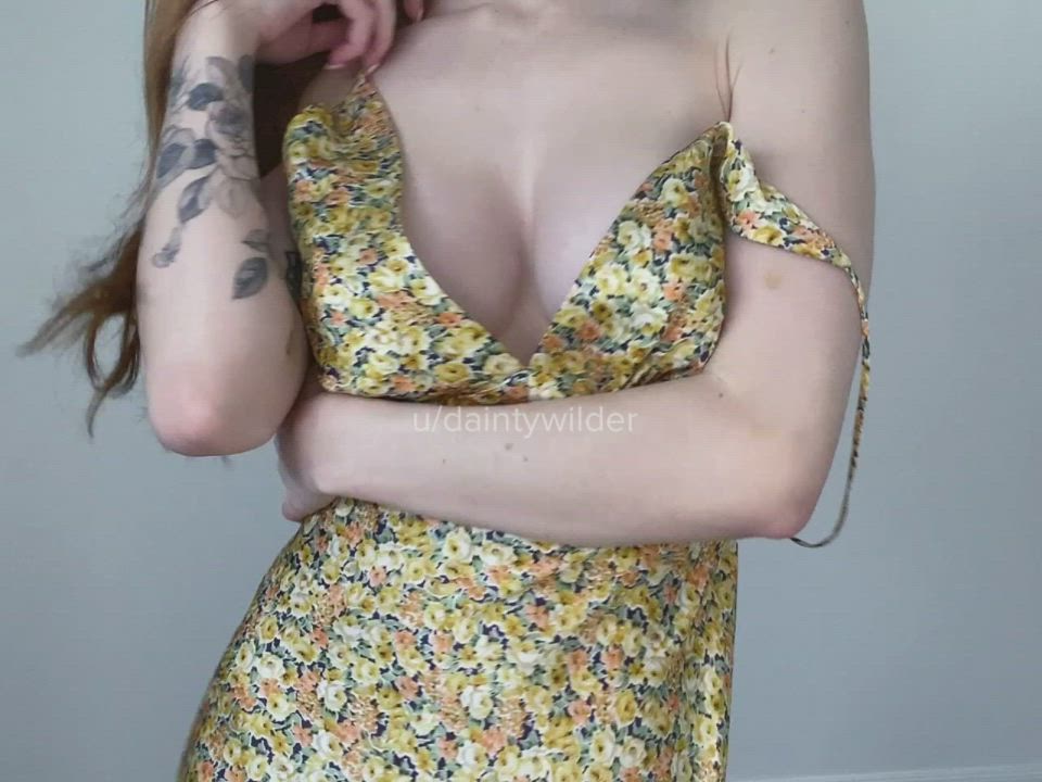 I love this dress because it slides off so easily - free porn video