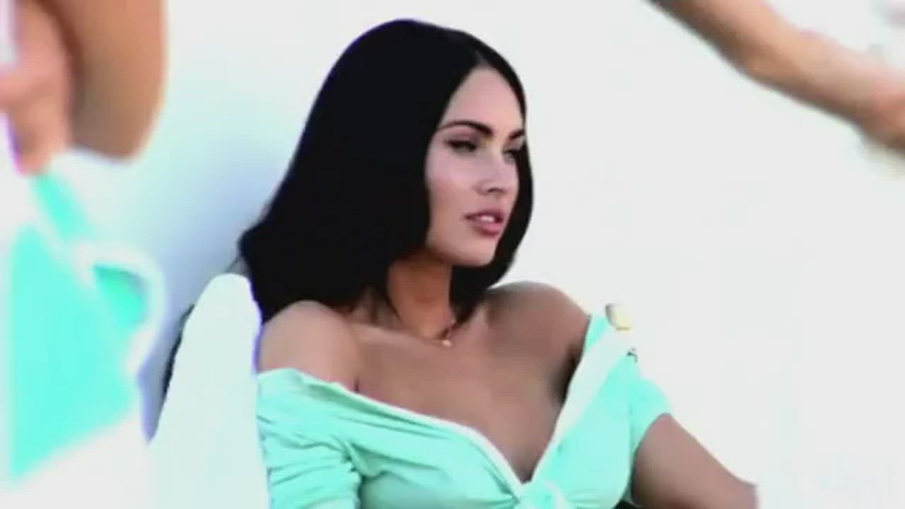 My favorite thing to jerk off to is Megan Fox's GQ photoshoot - free porn video