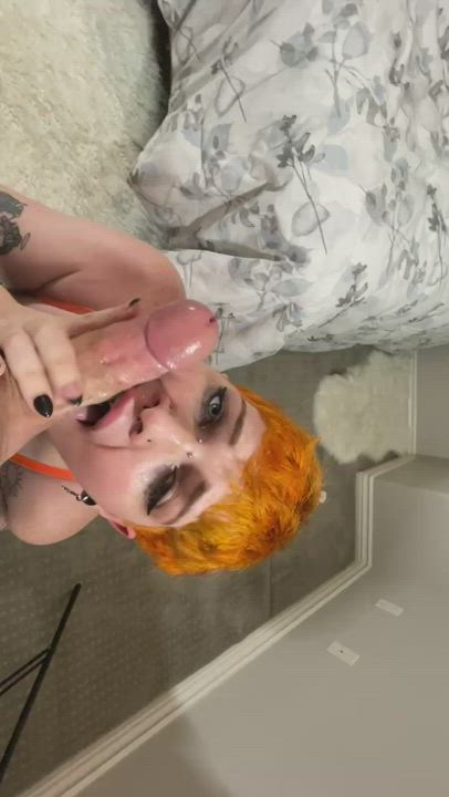 Want to use my throat next? - free porn video