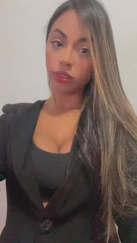 “Do you think I would look better in a skirt or tight jeans?” - free porn video
