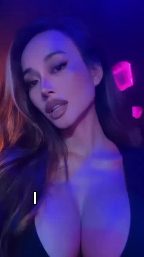 Busty Asian bimbo - free porn video