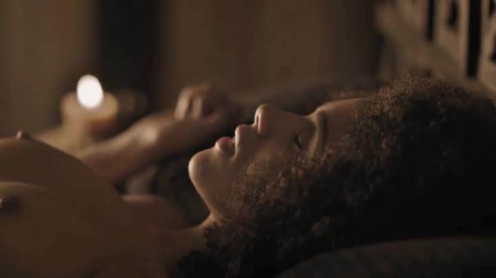 Birthday Babe: Nathalie Emmanuel in Game of Thrones [S7E2-2017] - free porn video