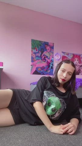 Me usual no makeup vs Me hot fuck kitty - free porn video