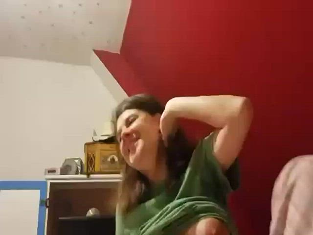 My pregnant belly makes it hard to bend over for his cock - free porn video