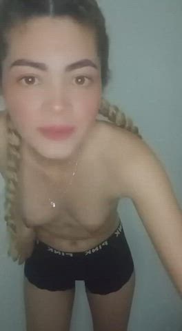 I would fuck everyone who likes my teen small body ;) - free porn video