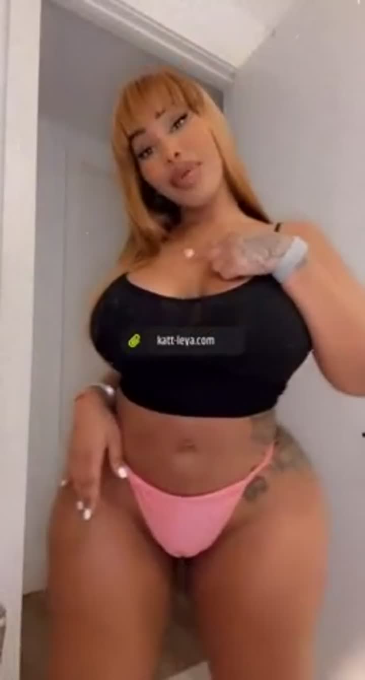 Katt Leya is my ultimate bimbo. built her body for pure pleasure - free porn video