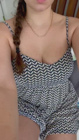 Taking out my 32 DDDs upclose and personal for you :) (19f) - free porn video