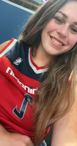 At NBA game - free porn video